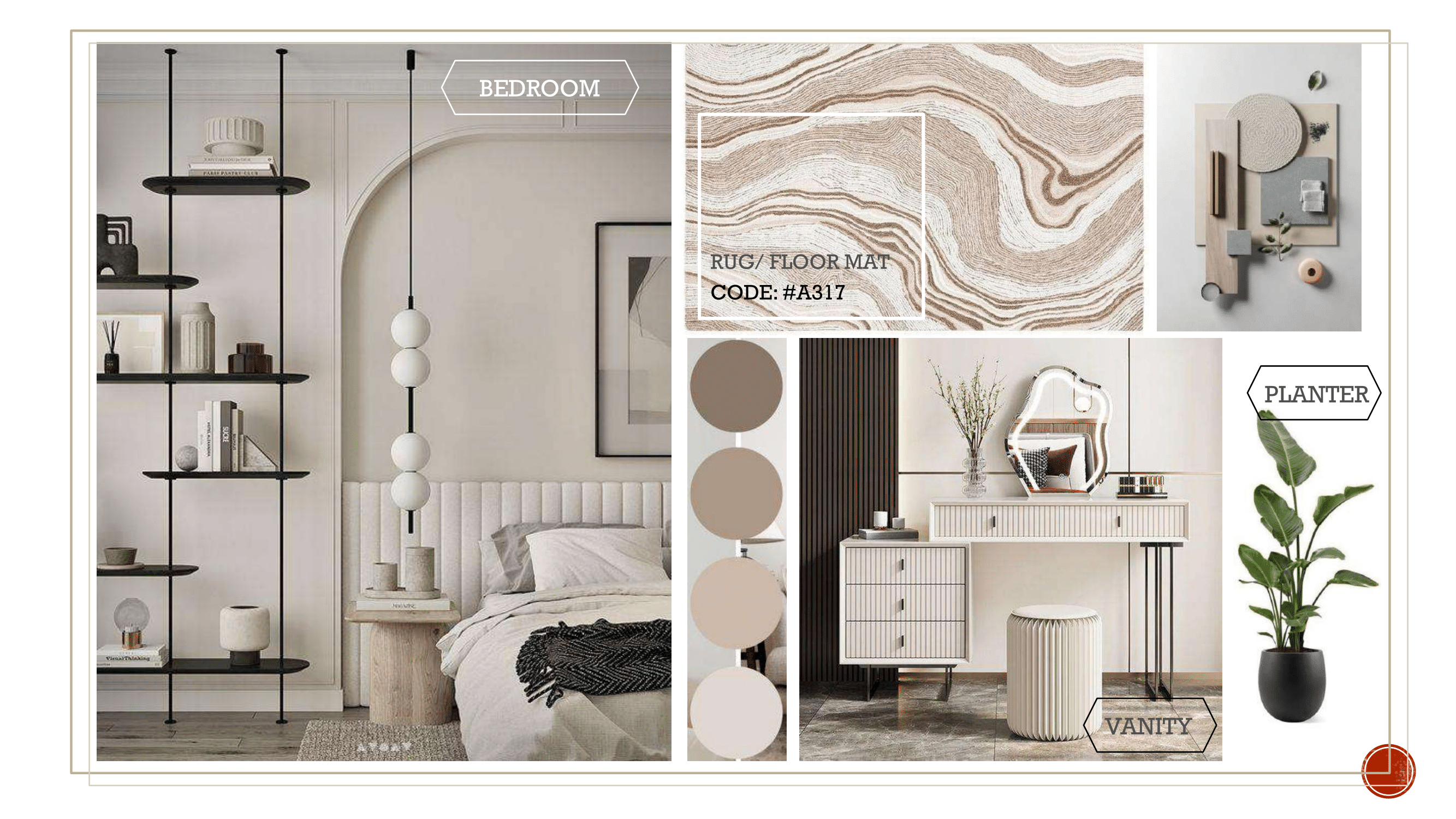 Modern Contemporary Interior Moodboard - Modern Contemporary Moodboard 02