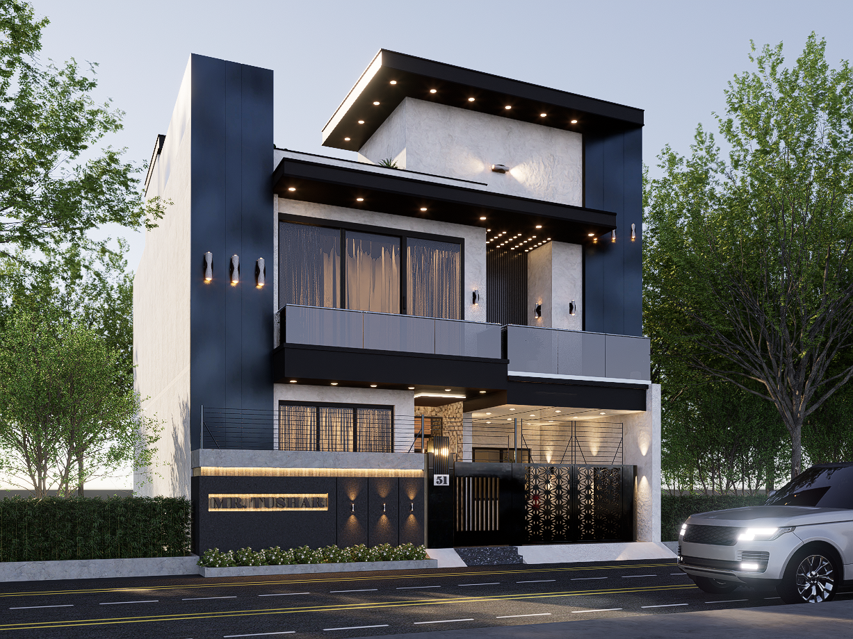 Mr. Tushar Residence - Exterior
