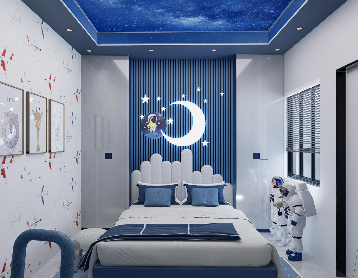 Mr. Tushar Residence - Kids Bedroom 01