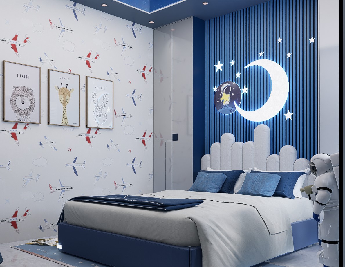 Mr. Tushar Residence - Kids Bedroom Main