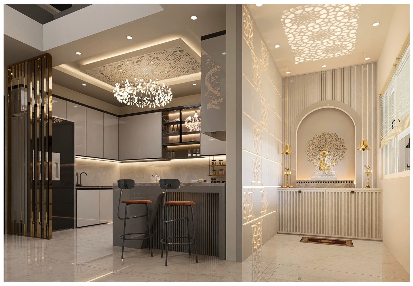 Mr. Tushar Residence - Kitchen Pooja