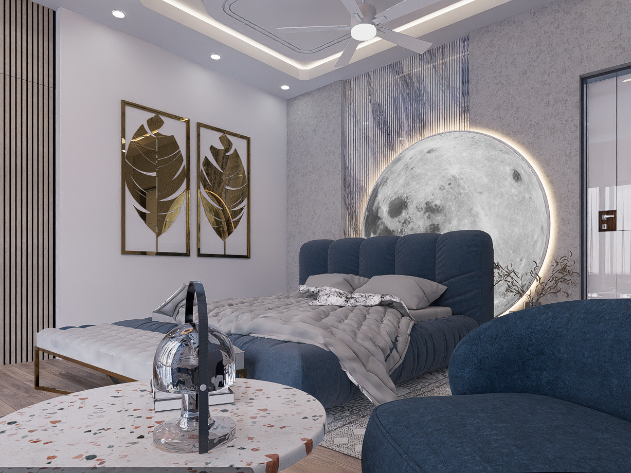 Mr. Tushar Residence - Master Bedroom 01