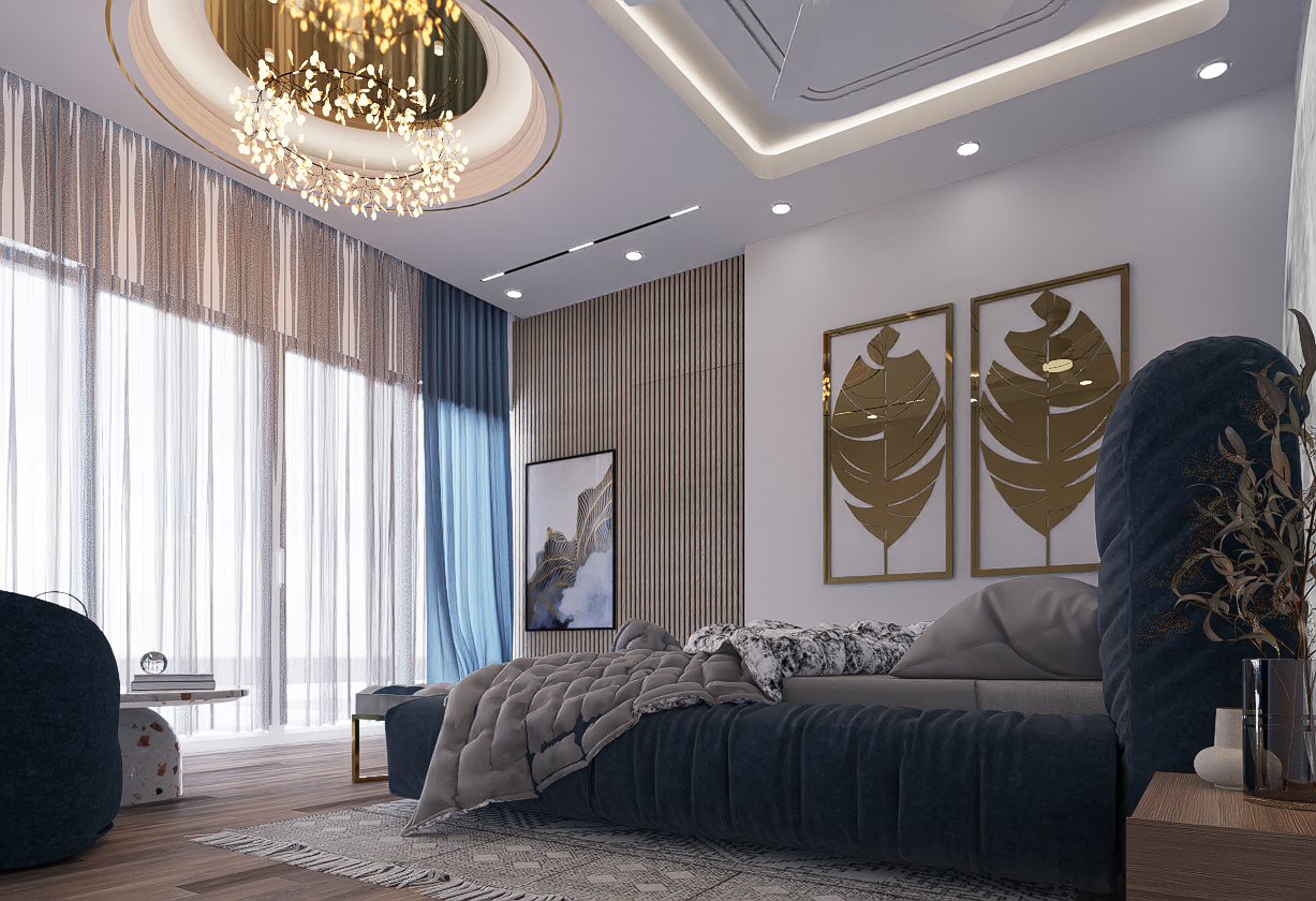 Mr. Tushar Residence - Master Bedroom 02